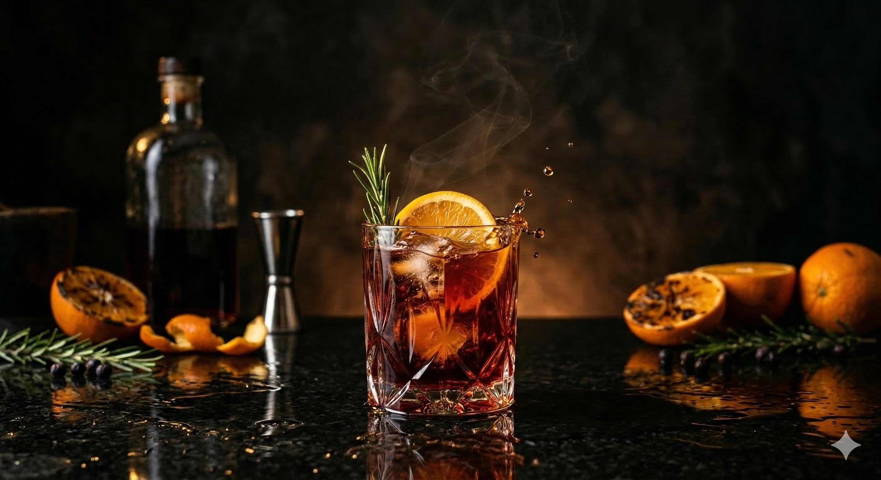 Dramatic food photography